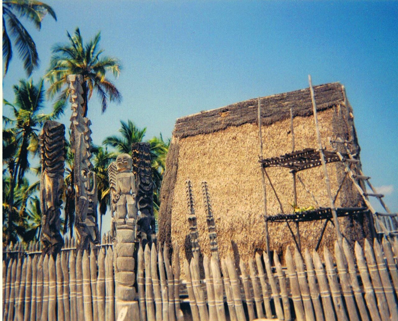 Hale o Keawe at Puuhonua o Honaunau National Historical Park